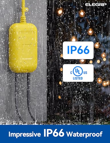 Waterproof Outdoor Smart Plug with Alexa & Google Assistant