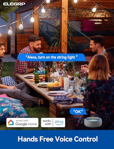 Waterproof Outdoor Smart Plug with Alexa & Google Assistant