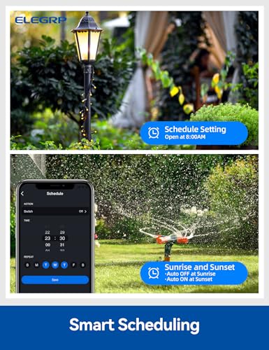 Waterproof Outdoor Smart Plug with Alexa & Google Assistant