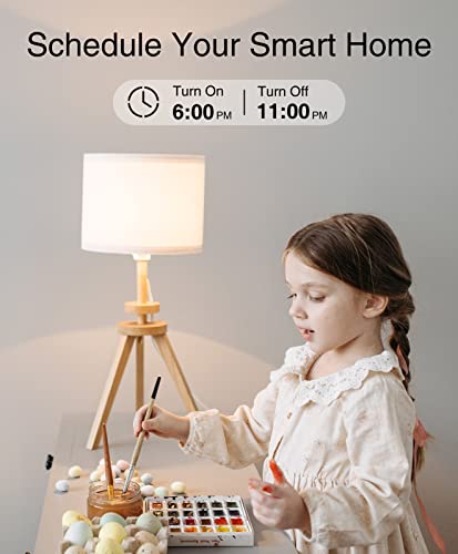 Smart Plug Outlet Extender Surge Protector, Works with Alexa