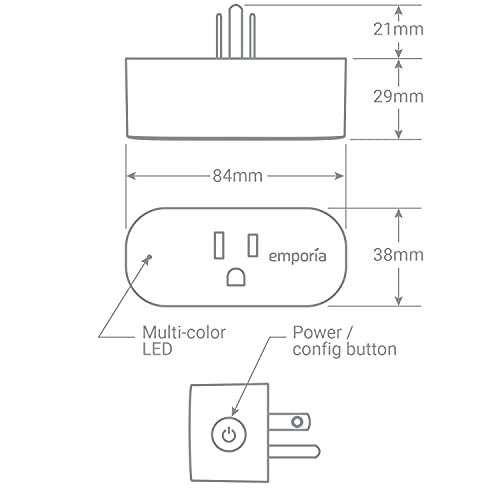 WiFi Smart Plug with Energy Monitoring | ETL Certified