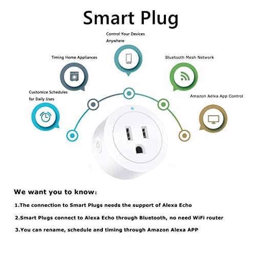 Beysen Smart Plug 4 Pack with Alexa Control