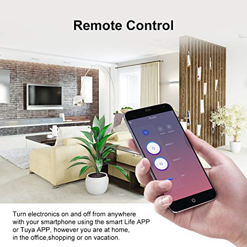 JINTU Smart Plug with USB, Alexa & Google Compatible