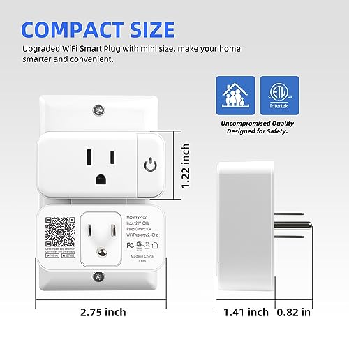Smart Plug Mini: Alexa & Google Assistant Compatible