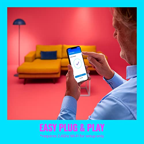 WiZ Smart Plug - Pack of 2 - Type B - Wi-Fi Control - Work with Google, Alexa, Siri