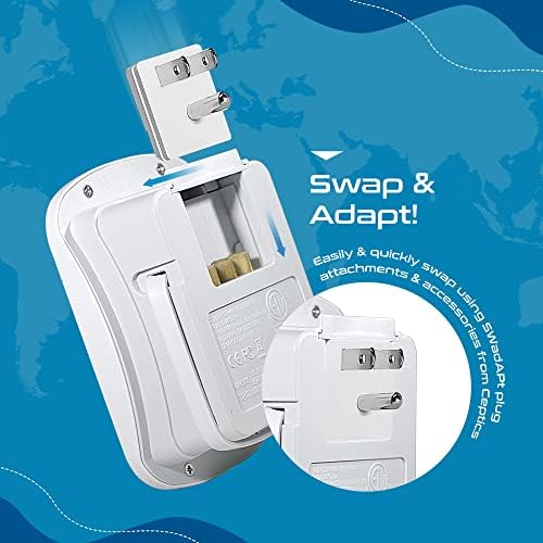 Ceptics World Travel Adapter Kit - QC 3.0