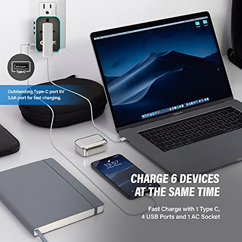Universal Travel Adapter with 4 USB Ports