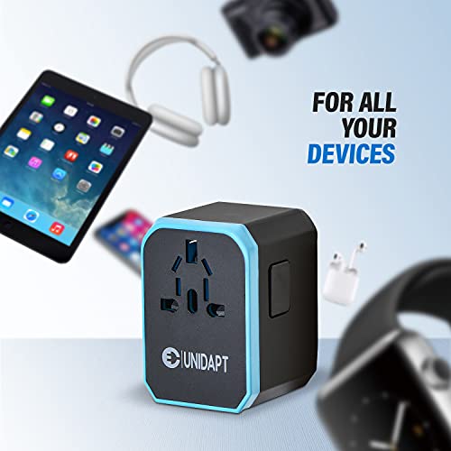 Universal Travel Adapter with 4 USB Ports