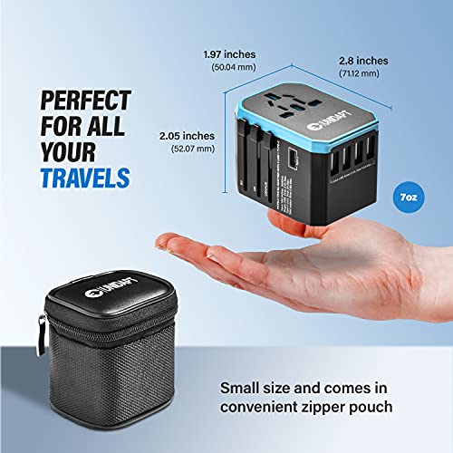 Universal Travel Adapter with 4 USB Ports