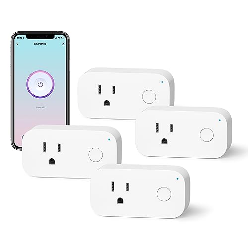 Alexa Compatible Smart Plugs, 4 Pack, Remote Control