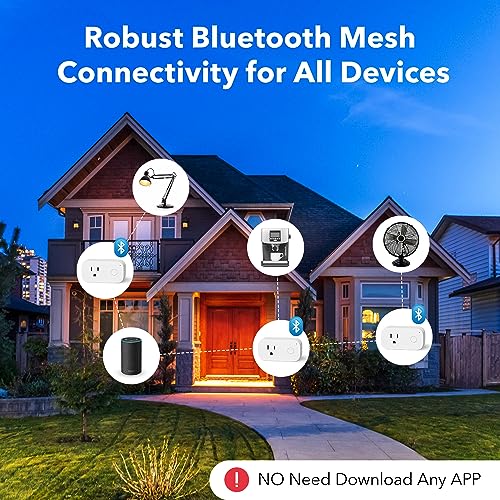 Alexa Compatible Smart Plugs, 4 Pack, Remote Control