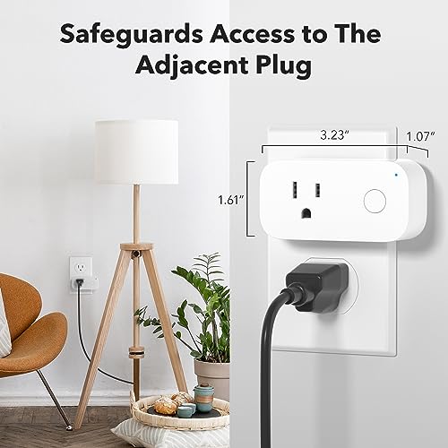 Alexa Compatible Smart Plugs, 4 Pack, Remote Control