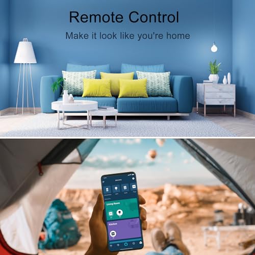 ExIoTy Mini Smart Plug Compatible with Alexa (4 Pack)