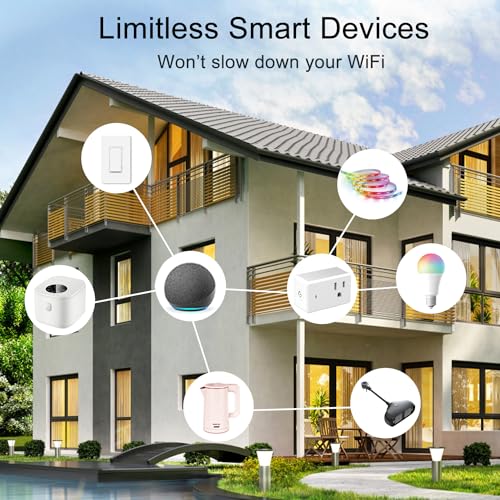 ExIoTy Mini Smart Plug Compatible with Alexa (4 Pack)