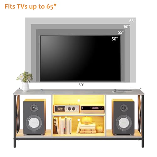 Modren LED TV Stand for 65+ inch TV