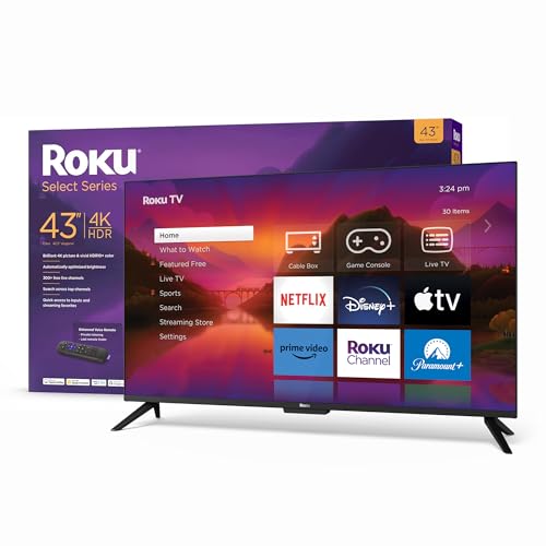 Roku 43" Series 4K HDR Smart TV - Enhanced Voice Remote