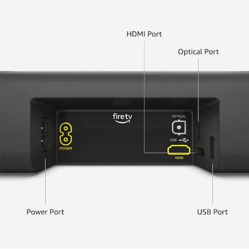 Amazon Fire TV Soundbar with DTS Virtual:X, Dolby Audio