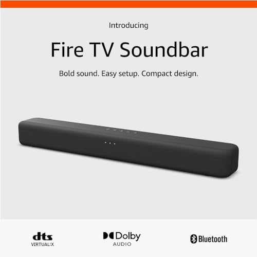 Amazon Fire TV Soundbar with DTS Virtual:X, Dolby Audio