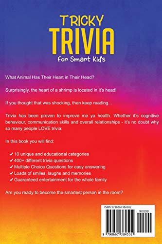 Ultimate Trivia Game Book for Smart Kids & Teens