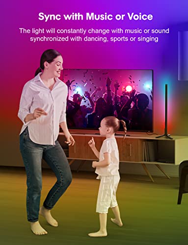 WITHINSAFE LED Smart Light Bars, Sync with Music/Voice