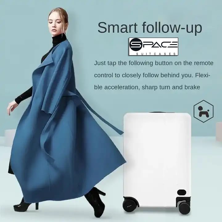 Electric Rideable Suitcase with Auto Follow Technology, Digital Lock