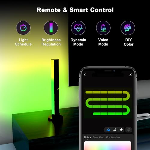 LemonNova Smart RGB LED Light Bars with Bluetooth App
