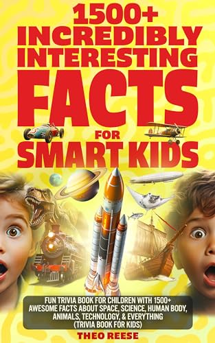 Fun Trivia Book with 1500+ Awesome Facts for Kids