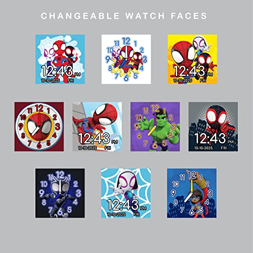 Accutime Marvel Spidey Smart Watch for Kids - Touchscreen