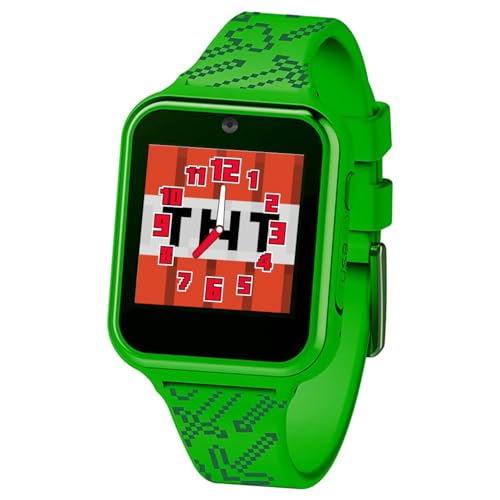 Minecraft Green Educational Smart Watch for Kids (Model: MIN4045AZ)