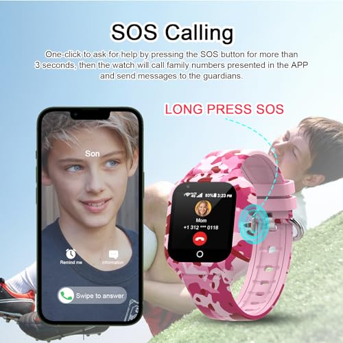 LogHog 4G Smart Watch for Kids 6-12