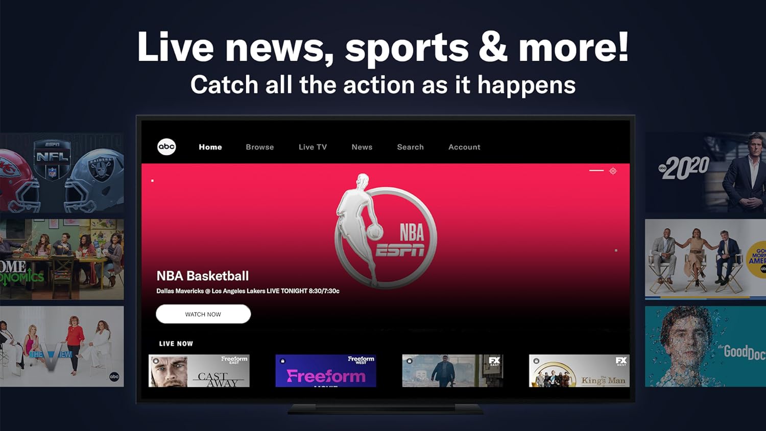 ABC: TV Shows and Live News Broadcasting