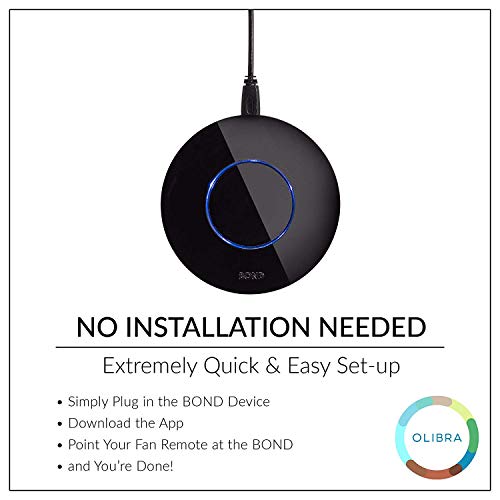 Wifi-enabled Remote Control for Ceiling Fans, Fireplaces, Shades