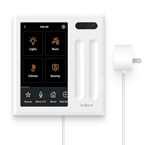 Smart Home Control Panel with Alexa & Compatibility