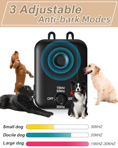 coprisin 3-in-1 Rechargeable Ultrasonic Dog Barking Deterrent