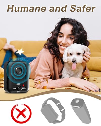 coprisin 3-in-1 Rechargeable Ultrasonic Dog Barking Deterrent