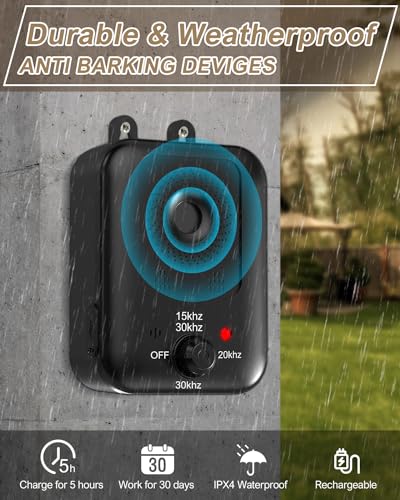 2 Pack Rechargeable Ultrasonic Bark Control Devices