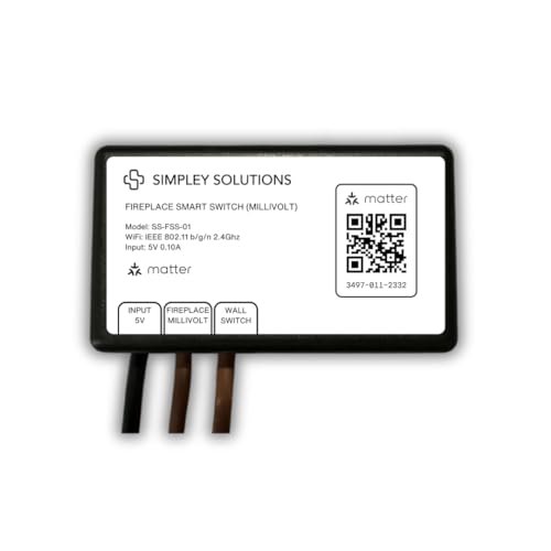 Matter Supported Smart Fireplace Switch for Smart Homes