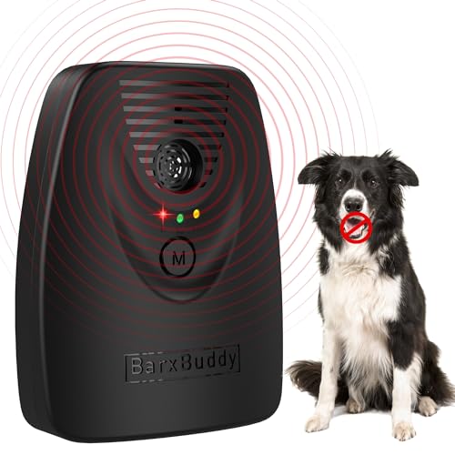BarxBuddy BarkShield: Ultrasonic Dog Bark Deterrent for Indoor/Outdoor