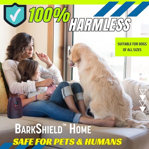 BarxBuddy BarkShield: Ultrasonic Dog Bark Deterrent for Indoor/Outdoor