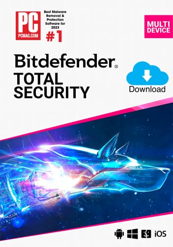 Bitdefender Total Security - 1 Year Subscription, 5 Devices