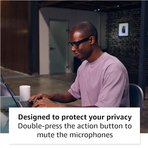 Alexa-enabled smart audio glasses with blue light filtering