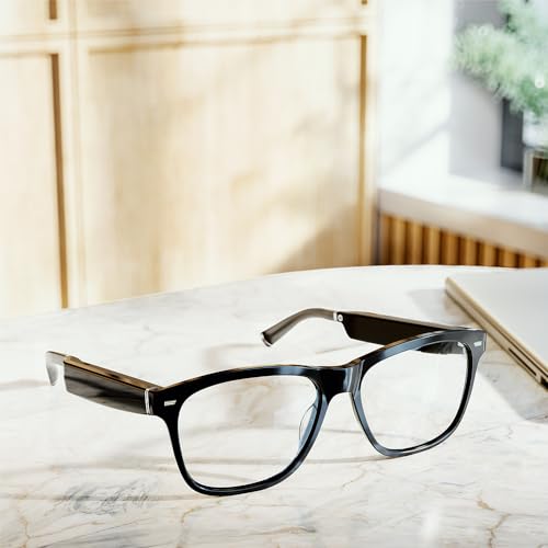 Alexa-enabled smart audio glasses with blue light filtering