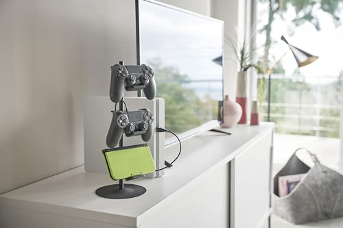 Yamazaki 5089 - Schwarze Controller-Halterung mit minimalistischem Design
