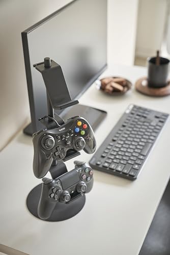 Yamazaki 5089 - Schwarze Controller-Halterung mit minimalistischem Design