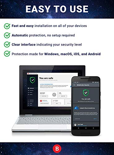 Bitdefender Total Security - 10 Devices | 2 year Subscription