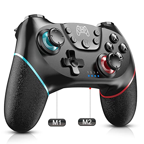 Diswoe Wireless Pro Controller for Nintendo Switch - Black