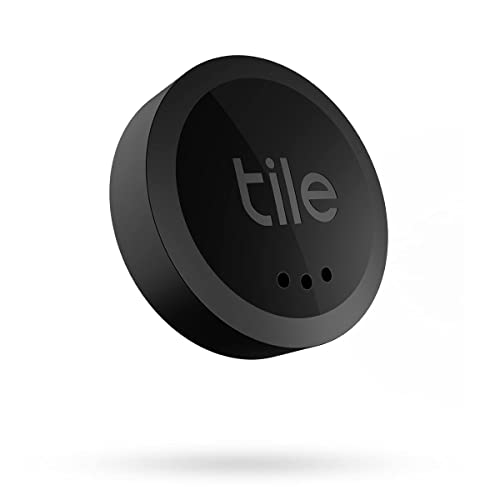 Black Tile Sticker: Bluetooth Tracker for Pets and More