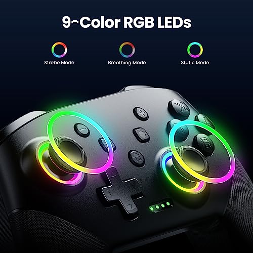 Wireless VOYEE Switch Pro Controller with LEDs