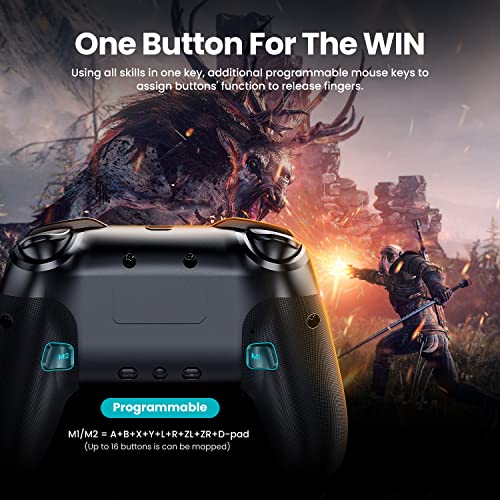 Wireless VOYEE Switch Pro Controller with LEDs