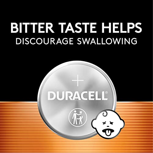 Duracell CR2025 3V Lithium Battery, Child Safe - 2 Pack